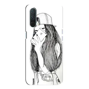 Чохол з друком для OnePlus Nord CE 5G - (Мода) (AlphaPrint) (Фото дівчини)