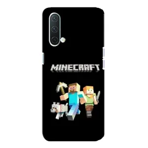 Чохол Майнкрафт на OnePlus Nord CE 5G (AlphaPrint) Minecraft (герої Minecraft)