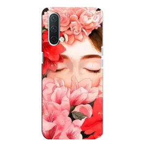Чехлы (ART) Цветы на OnePlus Nord CE 5G (VPrint) (Очі в квітах)