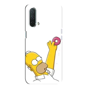 Чjхол з Сімпсонами для OnePlus Nord CE 5G (VPrint) (Гомер з пончиком)