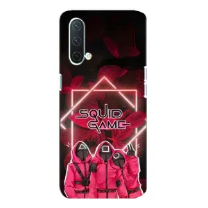 Чохол Гра в кальмара для OnePlus Nord CE 5G (Охоронці Гра кальмара)