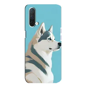 Чохол з Хаскі OnePlus Nord CE 5G - (AlphaPrint) (Хаскі арт)