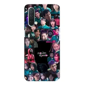 Чохол Гра в кальмара для OnePlus Nord CE 5G (Колаж Гра кальмара)