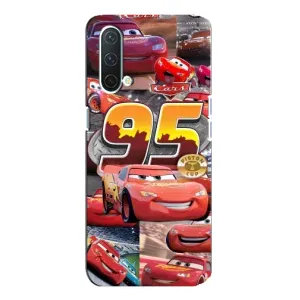 Силіконовий чохол Маквін для OnePlus Nord CE 5G (Колаж Блискавка Маквін)