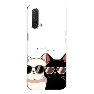 Чохол з малюнком кіт на OnePlus Nord CE 5G (Коти в окулярах)