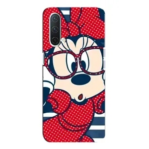 Міккі Маус чохол для OnePlus Nord CE 5G (AlphaPrint - Мультяшні) (Маус в окулярах)
