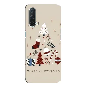 Різдвяні, Святкові Чохли для OnePlus Норд CE 5G (Merry Christmas)