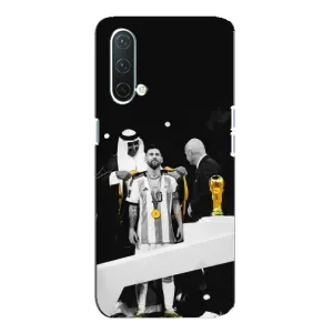 Чохли для OnePlus Nord CE 5G (Leo чемпіон) (AlphaPrint) (Мессі коронований)