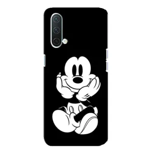 Міккі Маус чохол для OnePlus Nord CE 5G (AlphaPrint - Мультяшні) (Маус на чорному)