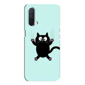 Чохол з принтом для OnePlus Nord CE 5G (AlphaPrint) Модні коти (Падаючий кіт)