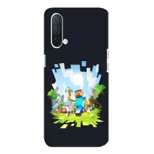 Чохол Майнкрафт на OnePlus Nord CE 5G (AlphaPrint) Minecraft (персонажі Minecraft)