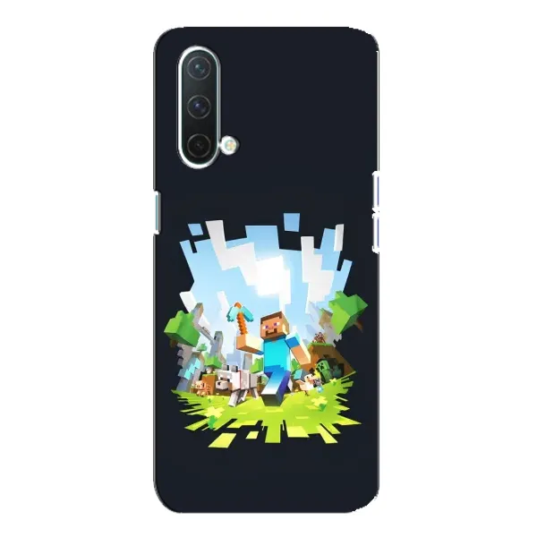 Чехол с принтом «персонажи Minecraft» для OnePlus Nord CE 5G Чехол с принтом «персонажи Minecraft» для OnePlus Nord CE 5G