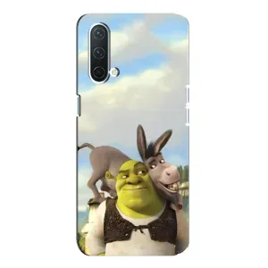 Чохол з мультфільмом Шрек на OnePlus Nord CE 5G (Шрек та Осел)