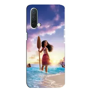 Чохол з мультфільмом Ваяна OnePlus Nord CE 5G (Моана з веслом)