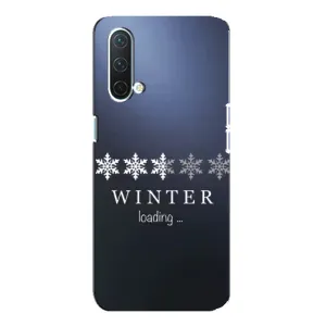 Зимні Чохли для OnePlus Норд CE 5G - прозорий фон (Winter loading)