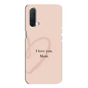 Чехлы для мамы на OnePlus Nord CE 5G (Сердце маме)