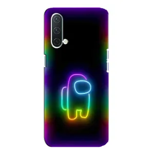 Чохли Амонг Ас для OnePlus Nord CE 5G (AlphaPrint) (Яскравий скін)