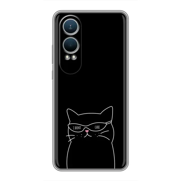 Чохол з принтом «Байдужий кіт» для OnePlus Nord CE4 Lite