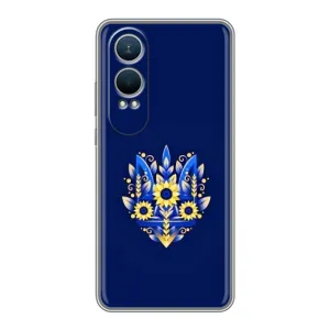 Чохли для OnePlus Nord CE4 Lite Укр. Символіка (AlphaPrint) (Квітковий Герб)