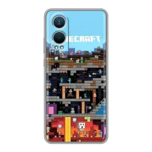 Чехол с принтом «фон Minecraft» для OnePlus Nord CE4 Lite