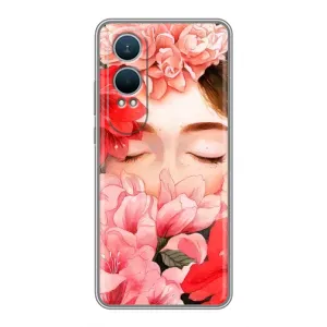 Чехлы (ART) Цветы на OnePlus Nord CE4 Lite (VPrint) (Очі в квітах)