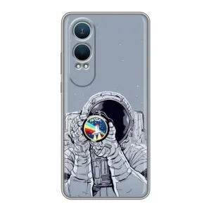 Чохол з принтом «Космонавт фото» для OnePlus Nord CE4 Lite