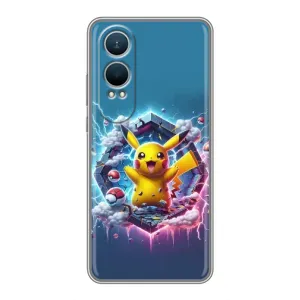 Чохол з Пікачу на OnePlus Nord CE4 Lite (Лого Пікачу)