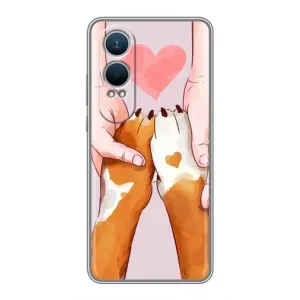 Чехол с принтом «Любовь к собакам» для OnePlus Nord CE4 Lite