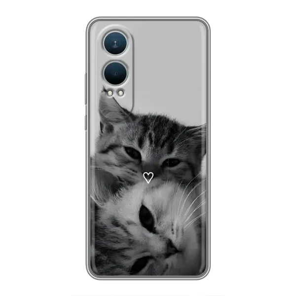 Чохол з принтом «Пара котів» для OnePlus Nord CE4 Lite