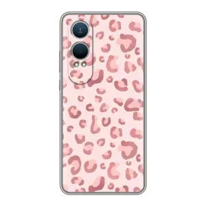 Чохол з розовим принтом для OnePlus Nord CE4 Lite (Рожевий леопард)
