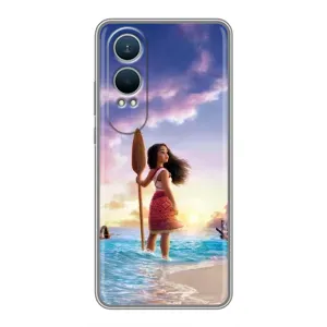 Чохол з мультфільмом Ваяна OnePlus Nord CE4 Lite (Моана з веслом)