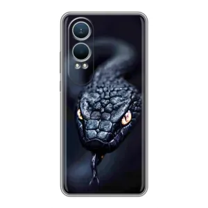 Чохол з принтом «Чорна змія» для OnePlus Nord CE4 Lite