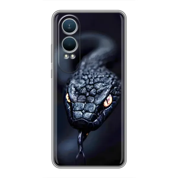 Чохол з принтом «Чорна змія» для OnePlus Nord CE4 Lite