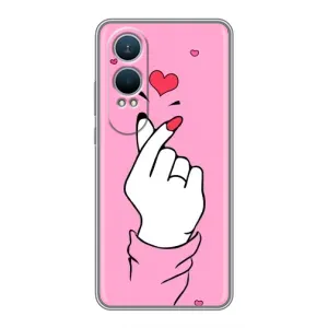 Чохол з принтом для OnePlus Nord CE4 Lite (AlphaPrint - Знак сердечка)
