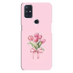 Чохол з розовим принтом для OnePlus Nord N10 5G (Букет квітів)