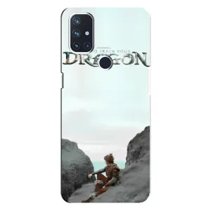Чехол как приручить дракона на OnePlus Nord N10 5G (Дракон лого)
