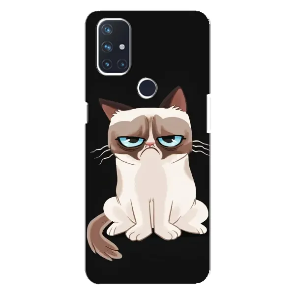 Чохол з принтом «Сумний кіт» для OnePlus Nord N10 5G Чохол з принтом «Сумний кіт» для OnePlus Nord N10 5G