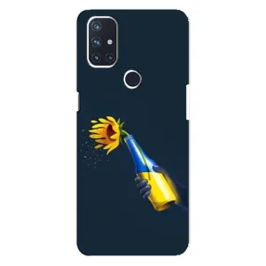 Чехол для Патриота Украины OnePlus Nord N10 5G - (AlphaPrint) (Коктейль молотова)