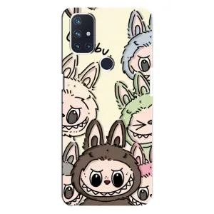 Чехол с Лабубу на OnePlus Nord N10 5G (Золотая обезьяна Bored Ape)
