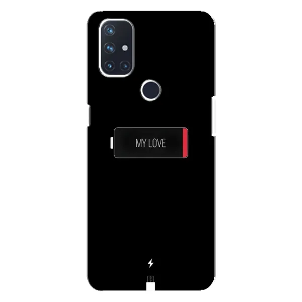 Чехол с принтом «Love battery» для OnePlus Nord N10 5G Чехол с принтом «Love battery» для OnePlus Nord N10 5G