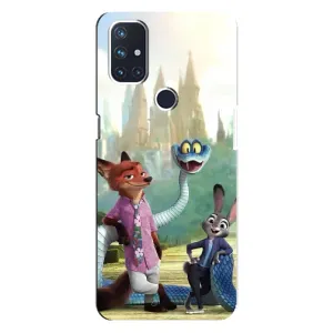 Чехол Зоотрополіс на OnePlus Nord N10 5G (Герои мультфильма Зверополис)