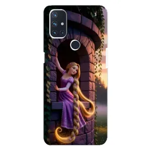 Чехол Рапунцель для OnePlus Nord N10 5G (Рапунцель на башне)
