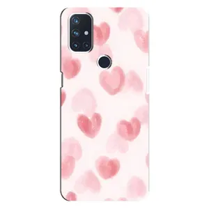 Чохол з розовим принтом для OnePlus Nord N10 5G (Рожеві сердечки)