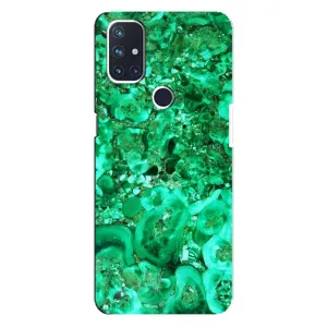 Мраморний чехол на OnePlus Nord N10 5G (VPrint) (Салатовий Мрамор)