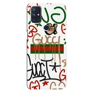 Бренднові Чохли для OnePlus Nord N10 5G - (PREMIUMPrint) (Стиль GUUCI)