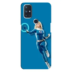 Чехол с принтом Фантастическая четверка для OnePlus Nord N10 5G (Сью Сторм полет)