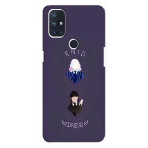 Чехлы Венсдей на OnePlus Nord N10 5G Уэнсдей (AlphaPrint) (Уэнздей и подруга)