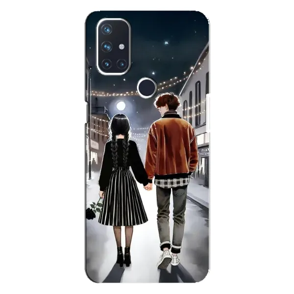 Чехол с принтом «Уэнздей и Тайлер» для OnePlus Nord N10 5G Чехол с принтом «Уэнздей и Тайлер» для OnePlus Nord N10 5G