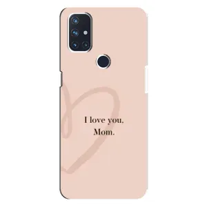 Чохли для мами на OnePlus Nord N10 5G (Серце мамі)