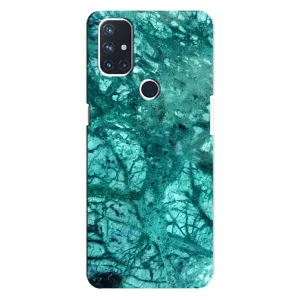 Мраморний чехол на OnePlus Nord N10 5G (VPrint) (Зелений мрамор)